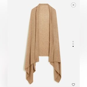 Oversized cashmere wrap J. Crew K2532